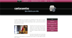 Desktop Screenshot of cantacuentos.es